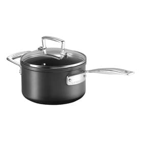Toughened Non-Stick Saucepan With Glass Lid 16cm