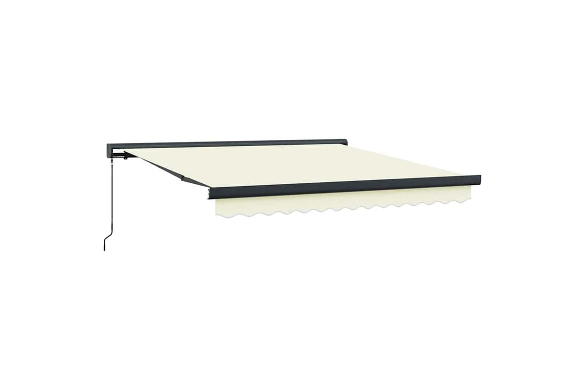 Vidaxl Retractable Awning Cream 300 X 250 Cm Fabric And Metal