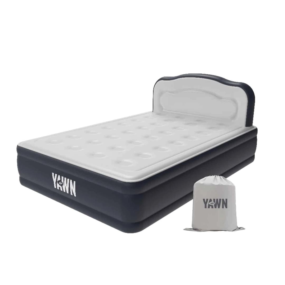 YAWN Self-Inflating Air Bed with Fitted Sheets | Double