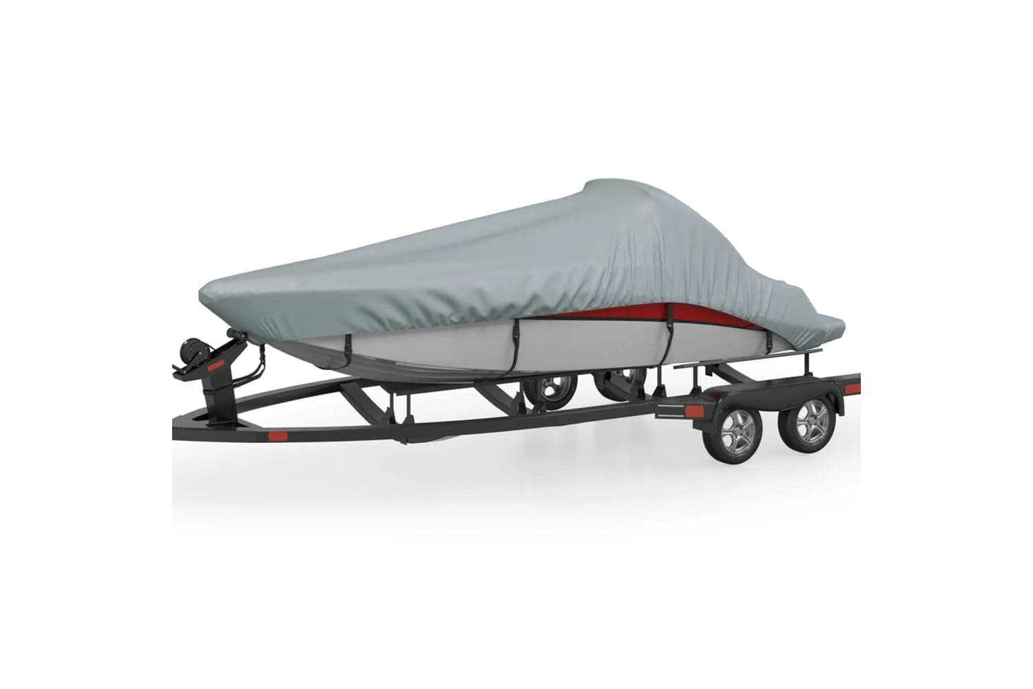 vidaXL Boat Cover Grey