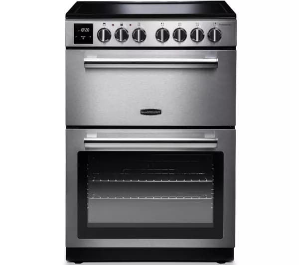 RANGEMASTER Professional+ PROPL60ECSS/C 60 cm Electric Ceramic Range Cooker - Stainless Steel & Chrome