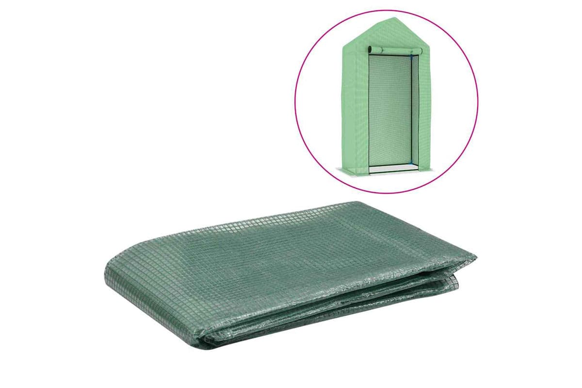 Vidaxl 316452 Greenhouse Replacement Cover 50x100x190 Cm Green