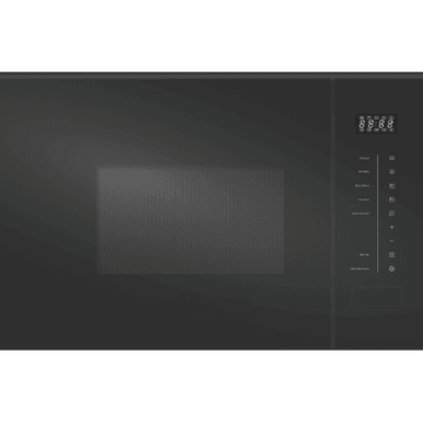 NordMende 20L Built In Microwave + Grill Wall Mounted Black Glass | NM20BL