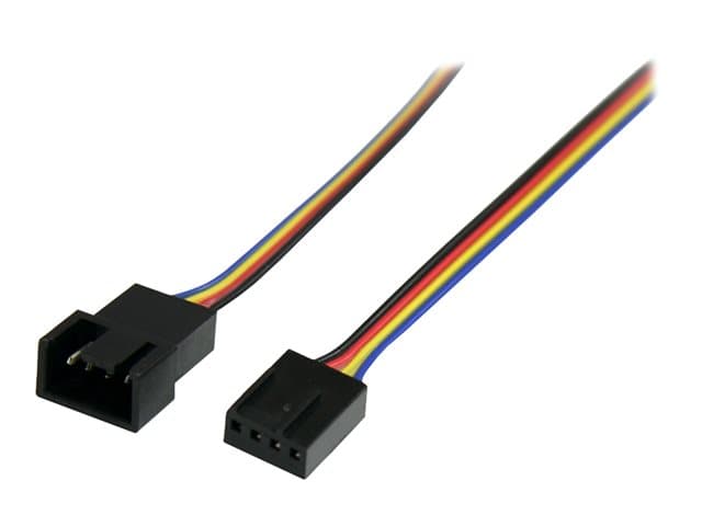 STARTECH.COM - StarTech 12in 4 Pin Fan Power Extension Cable - M/F - Fan power extension cable - 4 pin PWM (M) to 4 pin PWM (F) - FAN4EXT12 - fan power extension cable - 4 pin PWM to 4 pin PWM - 30.5 cm