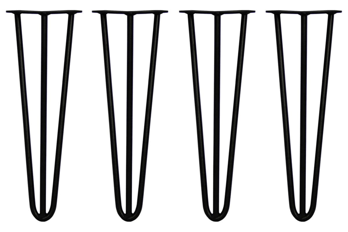 Monstershop Hairpin Legs 3 Prong | 12mm | Black
