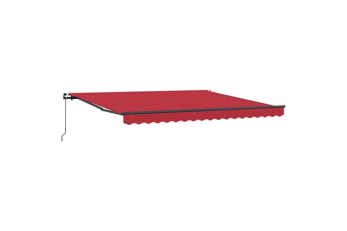 Vidaxl Awning Red Manual Red 400 X 300 Cm Fabric