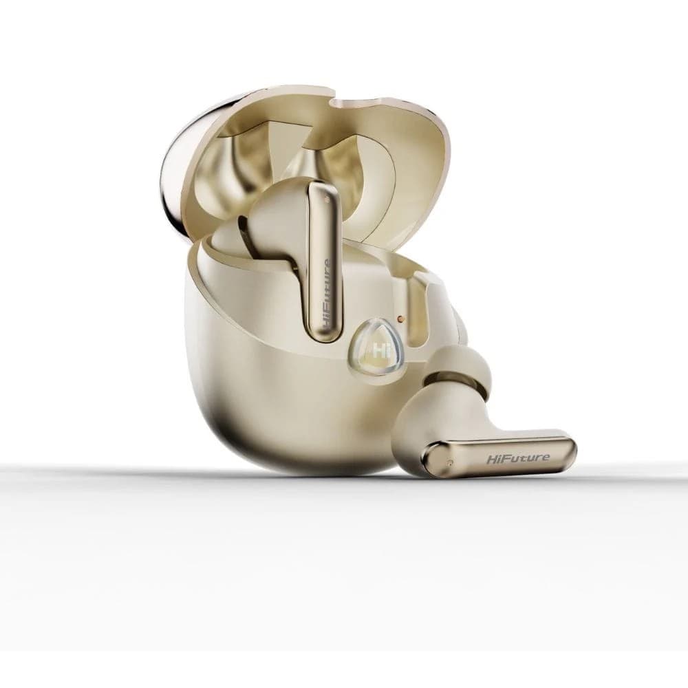 HIFUTURE            WIRELESS EARBUDS GOLD