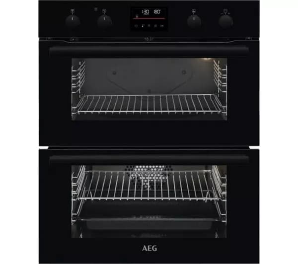 AEG SurroundCook DUB535060B Electric Built-under Double Oven - Black