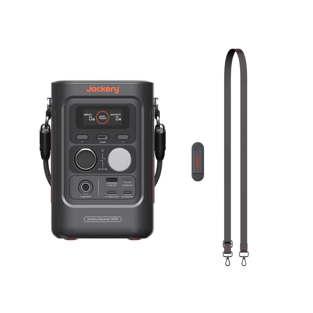 Jackery Adjustable Carry Strap for Explorer 300D | 21-0006-000199
