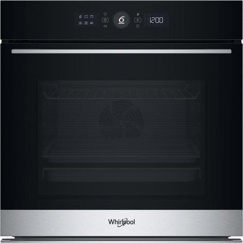 WHIRLPOOL            73LITRE BUILT IN SINGLE OVEN - 6TH SENSE - STAINLESS STEEL TRIM
