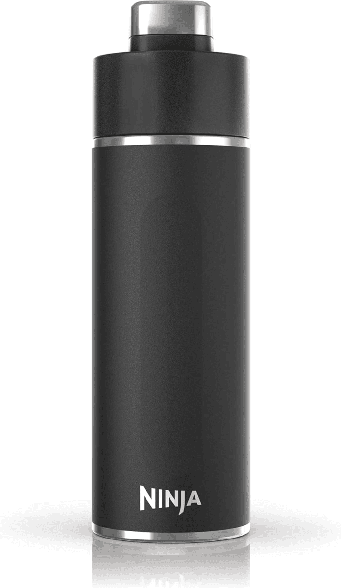 Ninja Thirsti DW1801EUUKBK, 530ml, Insulated Travel Bottle, Black