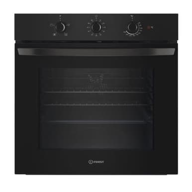 Indesit Click & Clean Single Oven - Black | IO233BUK