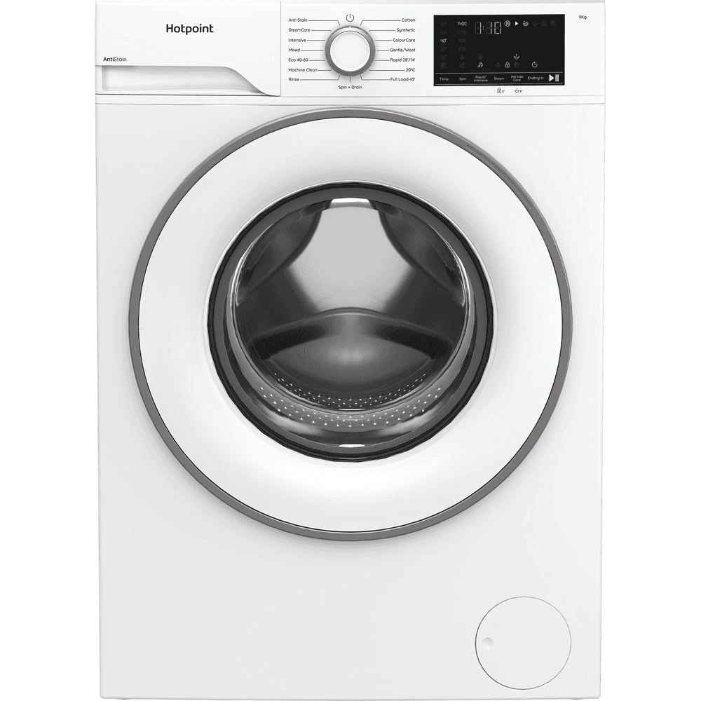 HOTPOINT            9KG/1400SPIN WASHING MACHINE