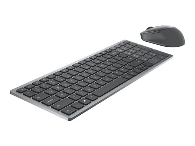 DELL - Pro Plus Compact Keyboard and Mouse - KM7120W - keyboard and mouse set - UK - titan grey Input Device