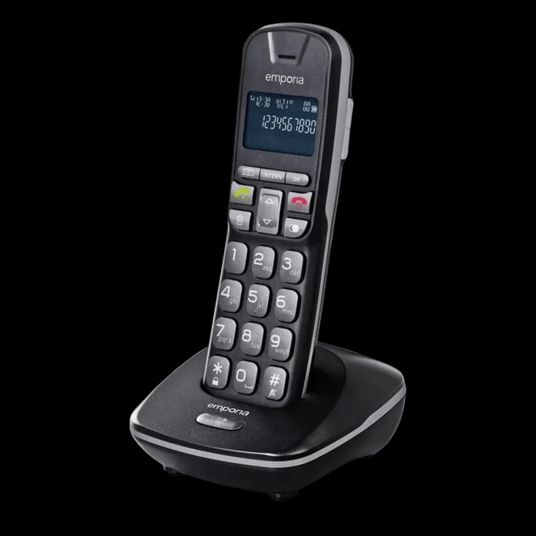 Emporia Talkhome Add-on Cordless DECT Landline Big Button Phone