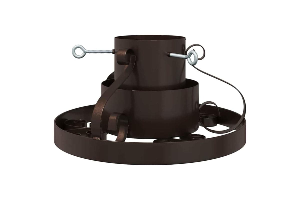 Vidaxl Christmas Tree Stand Antique Copper 40 X 40 X 20.5 Cm Steel
