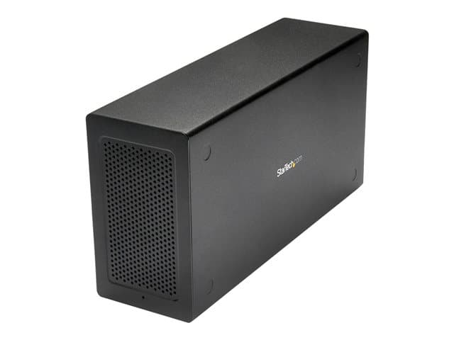 Startech Thunderbolt 3 PCIe Expansion Chassis, External Enclosure Box with 1x PCI-Express Slot, 5K/4K Output Via TB3/DP Ports, TAA