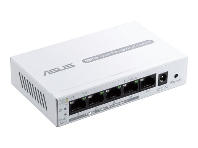 ASUSTEK - ASUS ExpertWiFi EBP15 - switch - 5 ports - Managed