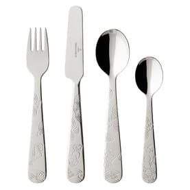 Happy as a Bear Children Cutlery Four-Piece Set