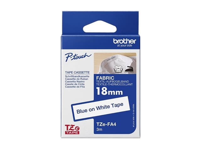 BROTHER - TZe-FA4 - tape - 1 cassette(s) - Roll (1.8 cm x 3 m)