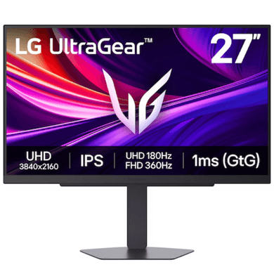 LG UltraGear 27G810A-B 27" IPS Dual Mode 4K UHD 180Hz Full HD 360Hz 1ms Gaming Monitor