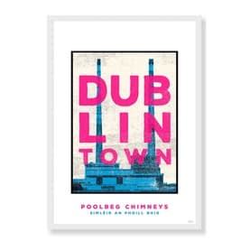 Dublin Town Poolbeg Large Frame