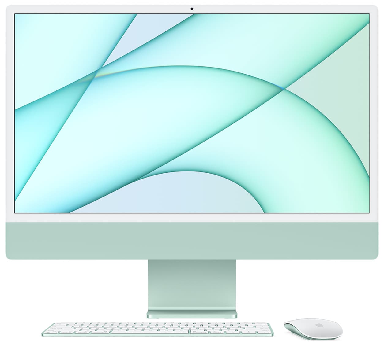 Apple 24 iMac with Retina 4.5K Display Apple | M1 Chip with 8-core CPU & 7-core GPU 256GB | 2021 - Green