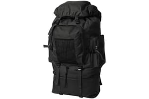 Vidaxl 91097 Army-style Backpack Xxl 100 L Black
