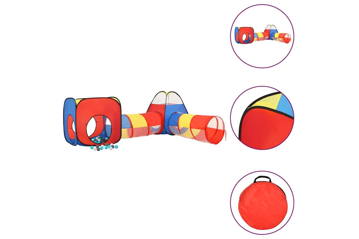 vidaXL Children Play Tent With 250 Balls