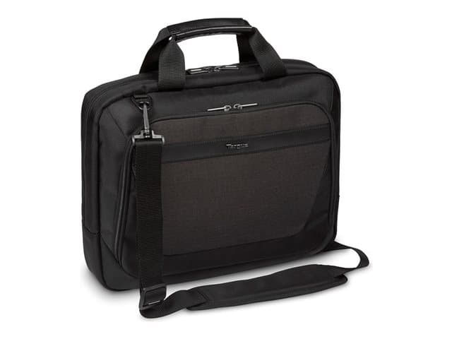 TARGUS - CitySmart Slimline - Notebook carrying case - topload - 12" - 14" - black, grey