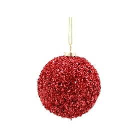 Encrusted Glass Ball Tree Decoration 8cm