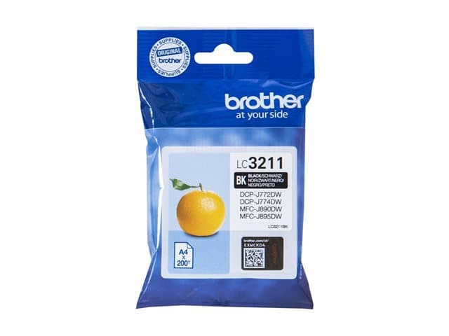 BROTHER - LC3211BK - black - original - ink cartridge