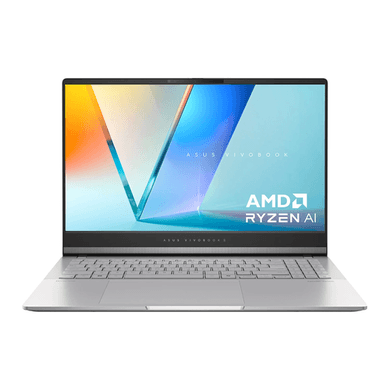 Refurbished ASUS VivoBook S 15 M5506WA-MA042W AMD Ryzen AI 9 32GB RAM 1TB SSD 15.6 Inch Windows 11 Home Laptop