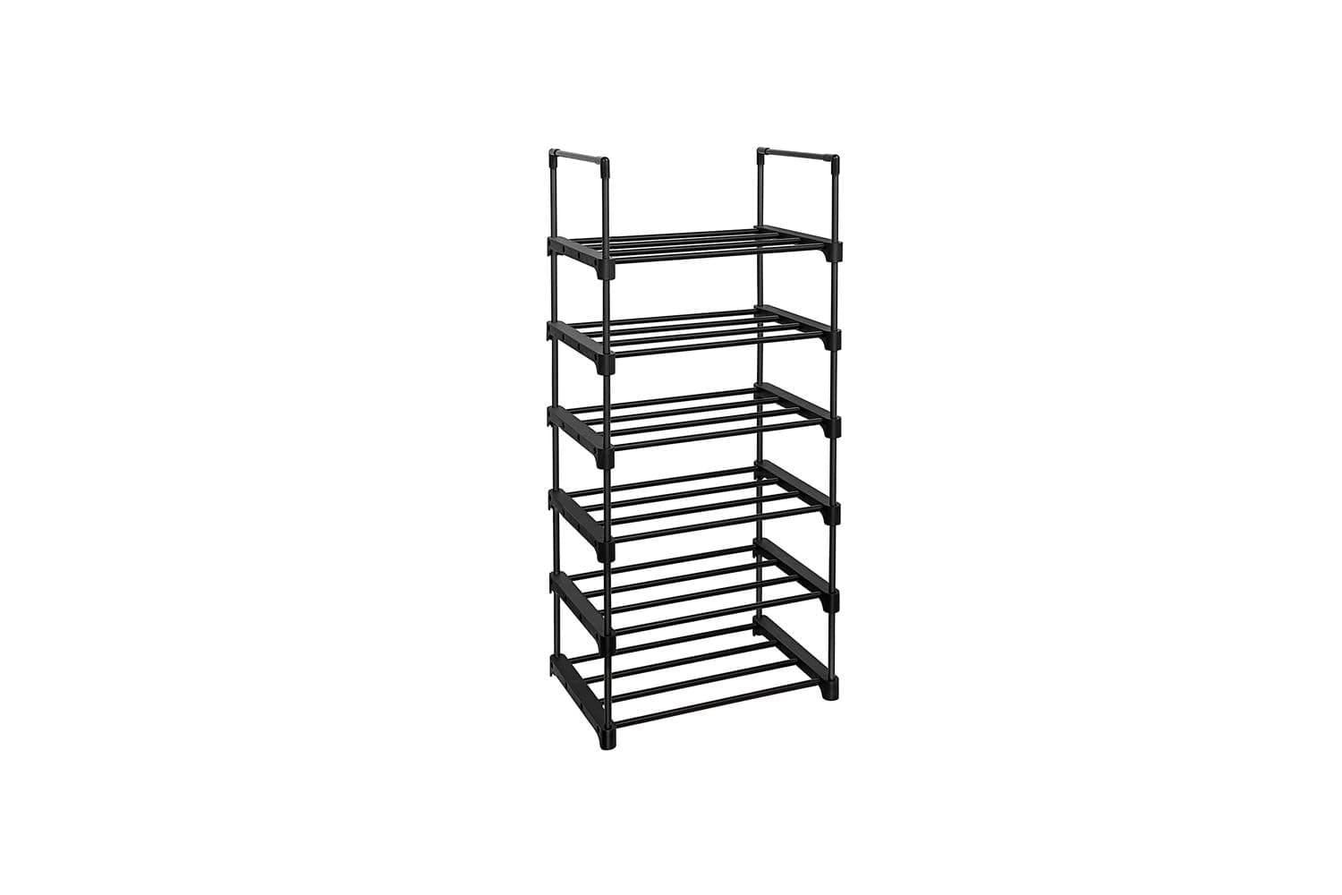 Songmics Iron Shoe Storage Organizer | Black