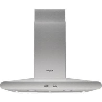 Hotpoint 70cm Chimney Cooker Hood - Stainless Steel