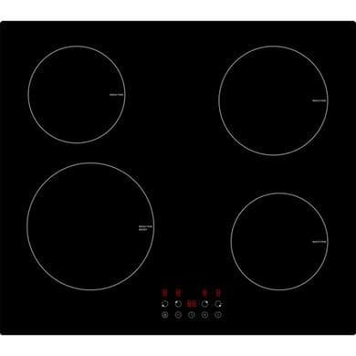 Refurbished electriQ eiQ60INDTOUCH 60cm 4 Zone Induction Touch Control Hob Black