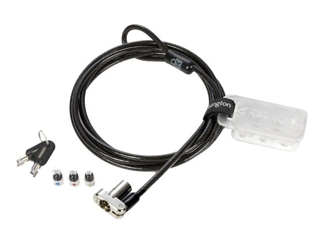 KENSINGTON - Universal 3-in-1 Keyed Laptop Lock - Standard Keyed - security cable lock
