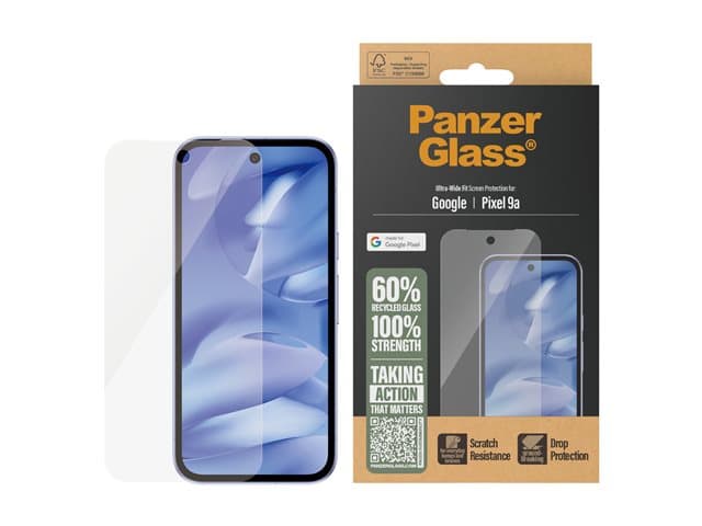 PANZERGLASS - screen protector for mobile phone - ultra-wide fit