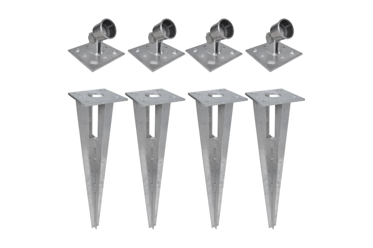 Vidaxl 3057511 Strive Post Spikes 4 Pcs Steel