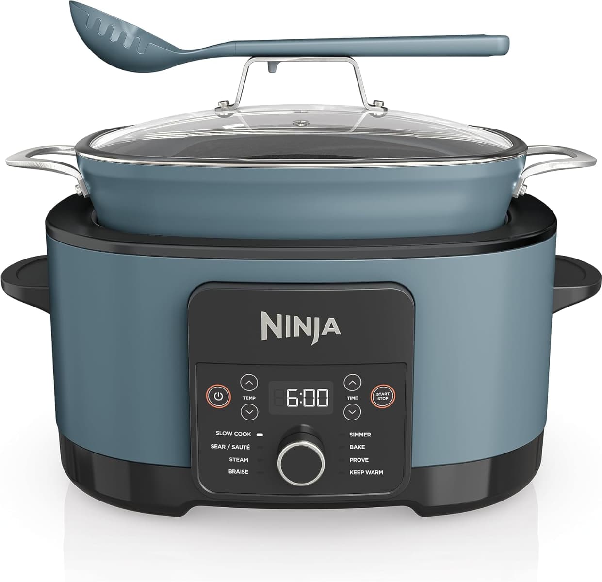 Ninja Foodi MC1001UK, 8-in-1 Slow Cooker, Sea Salt Grey