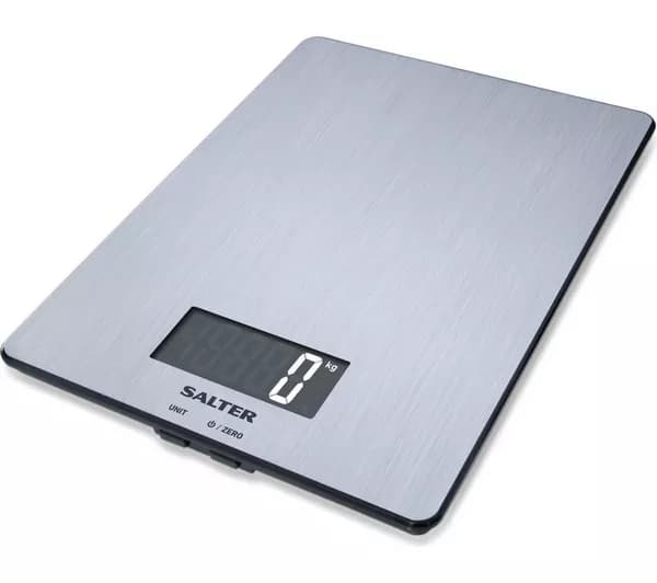 SALTER 1103A SSDREU16 Digital Kitchen Scales - Silver