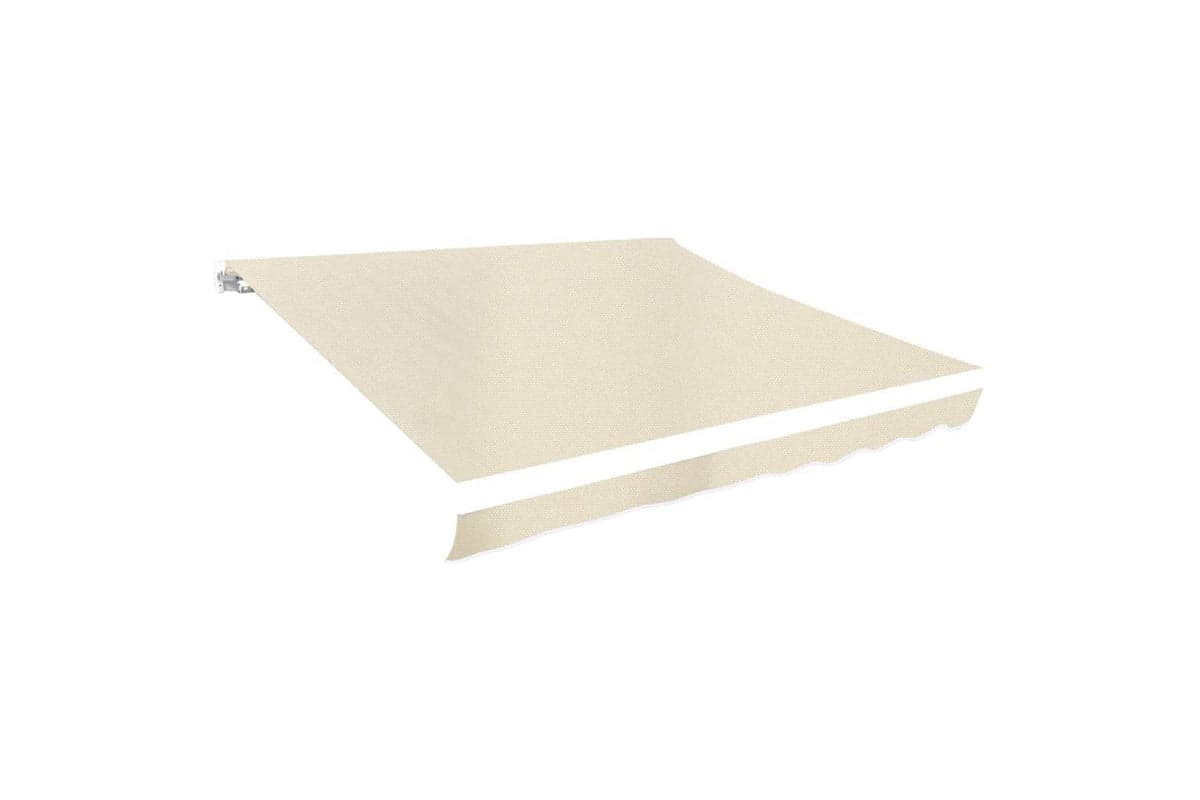 vidaXL 141013 Awning Top Sunshade Canvas Cream 3x2.5m (frame Not Included)