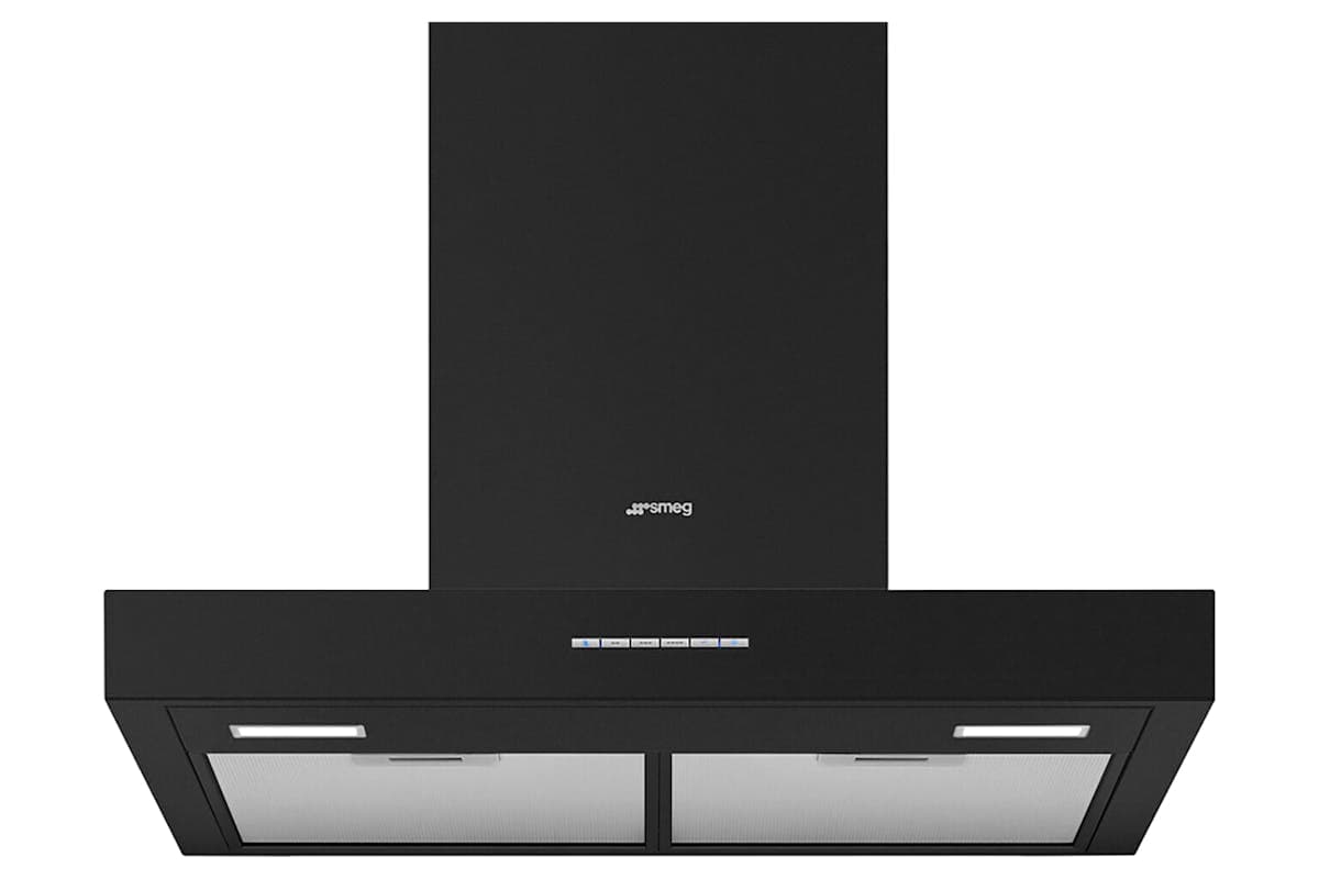 Smeg 60cm Universal Chimney Cooker Hoods | KBT600MB | Matte Black