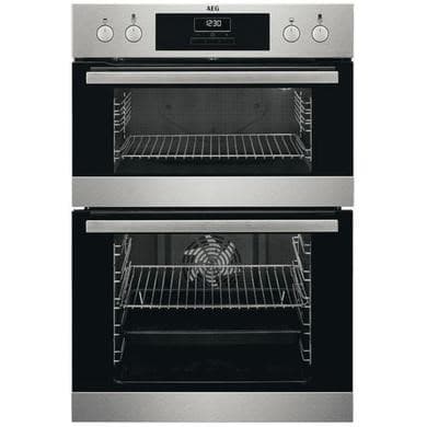 Refurbished AEG 6000 SurroundCook DCB331010M 60cm Double Built In Electric Oven