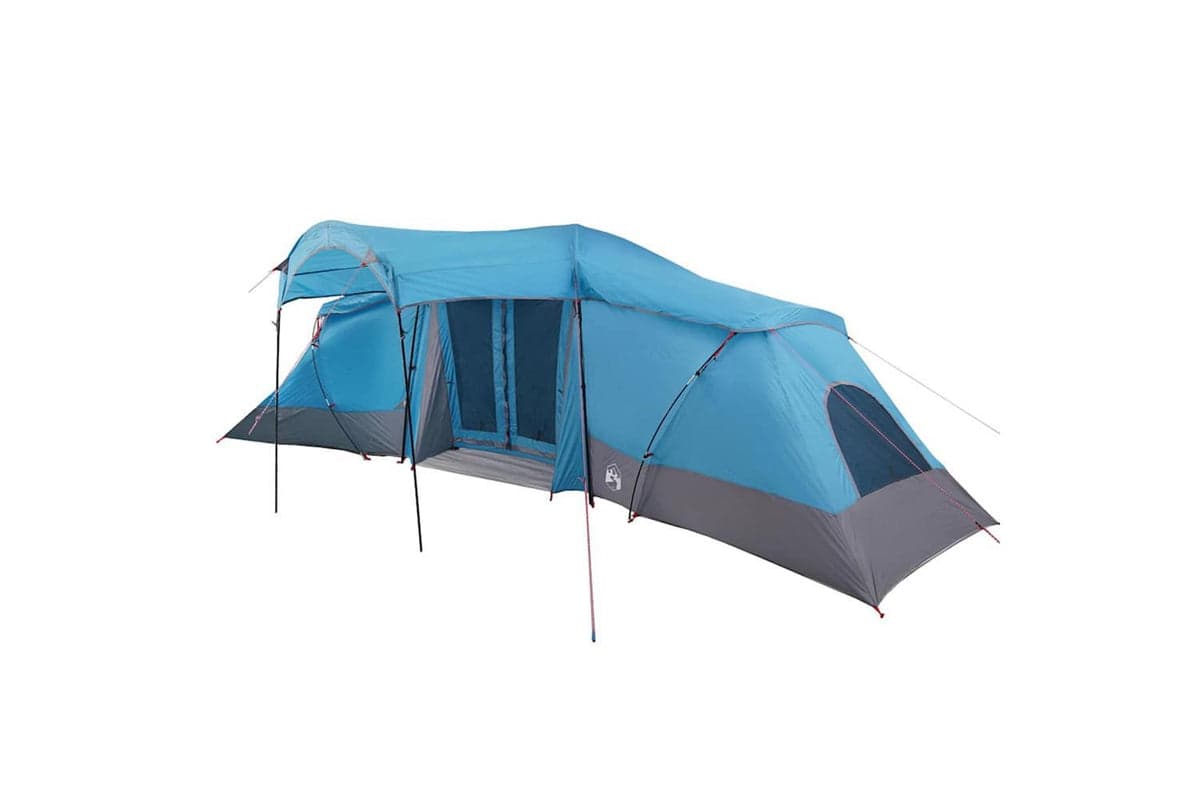 Vidaxl Family Tent With Roof Blue And Grey 721 X 335 X 212 Cm