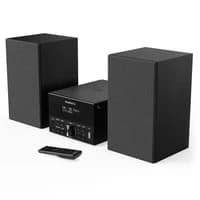 Oakcastle DAB150 DAB/FM Radio Hi-Fi System, Black | DAB150