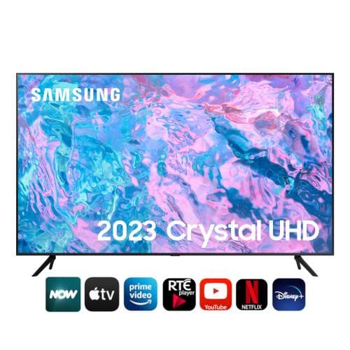 Samsung CU7100 series 2023 TV.
