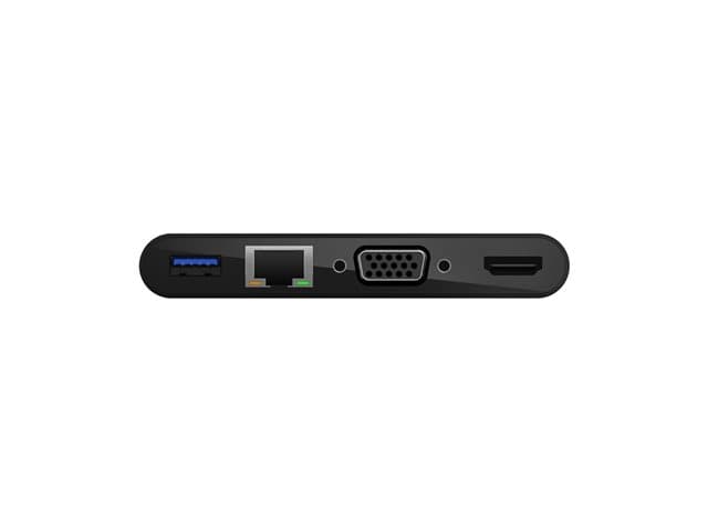 BELKIN - multiport adapter - USB-C - VGA, HDMI - 1GbE