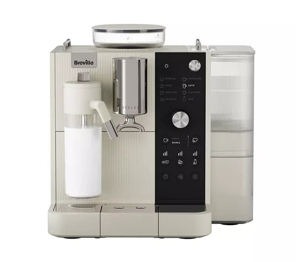 BREVILLE AutoLuxe VCF206 Automatic Bean to Cup Coffee Machine - Oatmilk