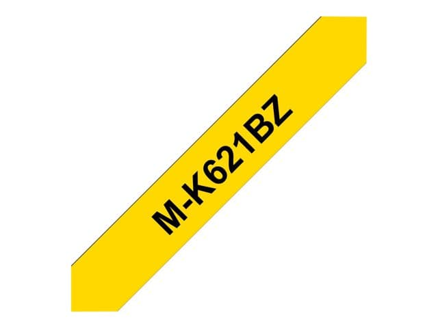 BROTHER - MK621BZ 9MM PLASTIC BLACK ON YELLOW